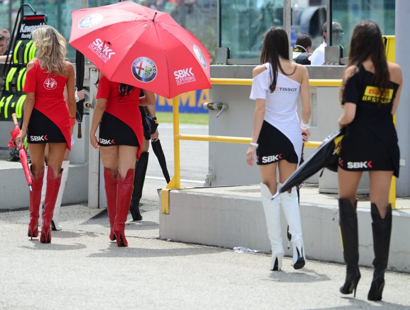 Umbrella girls Ducati Misano Adriatico